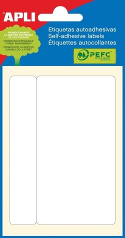 MINI SACO ETIQUETAS ADESIVAS 53X100 APLI CANTOS ROMOS