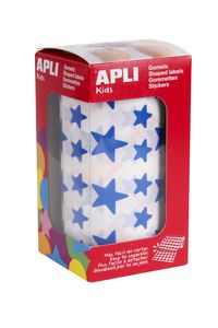 ROLO GOMETS ESTRELLA AZUL AUTOADHESIVO 12,5 E 19,5CM