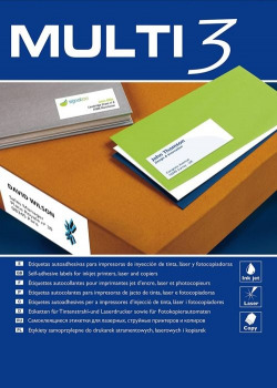 C / 100 SHEETS LABELS FT / IM 99.1X139 MULTI3 STRAIGHT EDGES