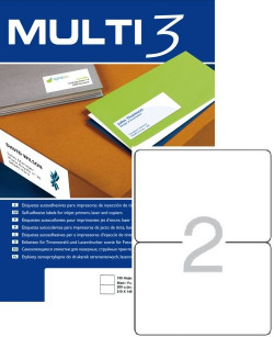C / 100 SHEETS LABELS FT / IM 199.6X144.5 MULTI3