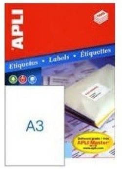 C/100 FEUILLES ETIQUETAS PERMANENTES FT/IM A3 297X420
