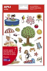 BLISTER 3 FOLLAS GOMETS VERANO AUTOADHESIVOS