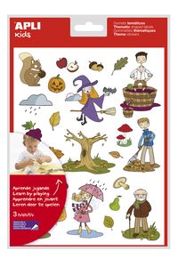 BLISTER 3 FOLLAS GOMETS OTOÑO AUTOADHESIVOS