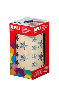 ROULER GOMETS ESTRELLA HOLOGRAFICO ARGENT AUTOADHESIVOS