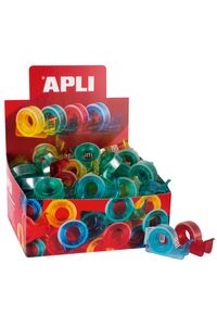 EXP 60 MINI DISPENSADORES FITA ADESIVA 10MX15MM APLI