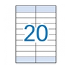 C/100 FEUILLES ETIQUETAS FT/IM 105X28,75MM HACIENDA APLI