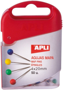 BLISTER 50 PUSH PINS FORNECIDOS