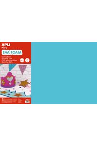 BLISTER 5 LAMINAS GOMA EVA BLEU CLAIR 40X60 2MM APLI