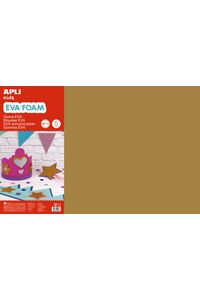 BLISTER OF 5 EVA FOAM SHEETS BROWN 40X60 2MM APLI