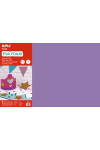 BLISTER 5 LAMINAS BORRACHA EVA ROXA 40X60 2MM APLI