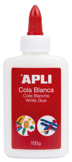 Bote pegamento cola blanca 100g Apli