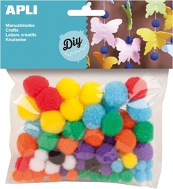 BOLSA 78 POM POM 8 CORES FORNECIDOS