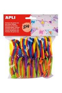 PACK OF 120 NUMBERS EVA FOAM ASSORTED COLORS
