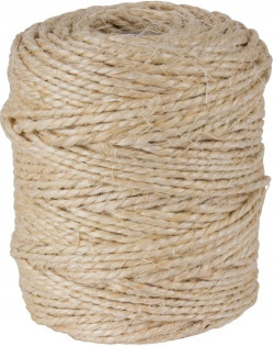 BOBINA DE CORDA SISAL 400G. 100 METROS CASTANHO
