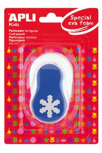 PAPER AND EVA FOAM HOLE PUNCHER SNOW BLUE 25.4MM