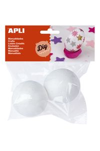 BAG OF 2 STYROFOAM BALS 70MM