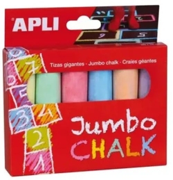 BLISTER 6 TIZAS JUMBO CORES FORNECIDOS