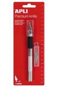 CUTTER DE PRECISION PREMIUM + 3 LAMES DE PIÈCE DE RECHANGE