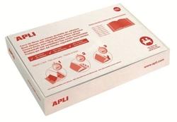 C/100 ADJUSTABLE BOOK LINING 29,5X53CM PVC 130 MICRONS APLI