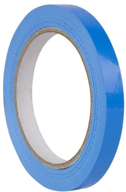 PACK/12 ROULEAUX CINTA AUTOCOLLANTE 66MX12MM COULEUR BLEU PVC APLI