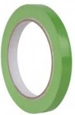 PACK/12 ROLOS FITA ADESIVA 66MX12MM COR VERDE PVC APLI
