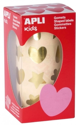 GOLD SURROUNDED SHAPES GOMETS ROLL