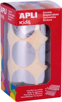 ROTLLO GOMETS REDONDO ORO AUTOADHESIVOS 33MM