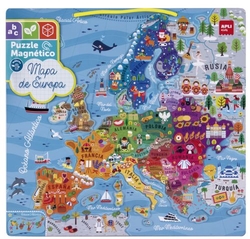 PUZLE MAGNETICO EUROPA 45 PEZAS
