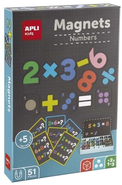 Juego magnetico numeros 51 piezas
