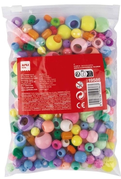 BAG OF 300 MAXI PLASTIC BEADS BALLS