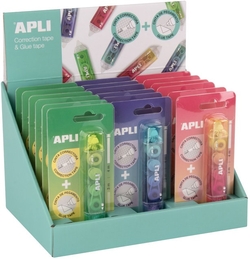EXP 18 CORRECTOR E ADHESIVO 2 EN 1 APLI