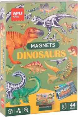 XOGO MAGNETICO DINOSAURIOS 44 PEZAS IMANTADAS