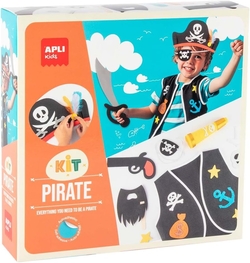 KIT DISFRAZ DIY PIRATA AMB FORMAS PRECORTADAS DE GOMA EVA