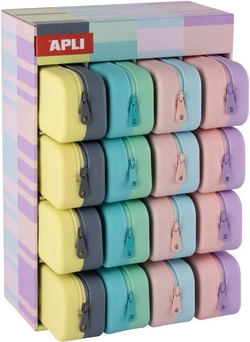 EXP 16 PORTATODOS SILICONA BICOR NORDIK CORES PASTEL
