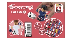 CAJA JUGADOR FOOTFLIP LA LIGA BLANCO CON BALON