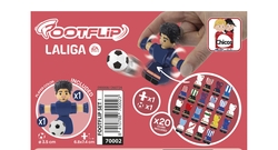 CAJA JUGADOR FOOTFLIP LA LIGA AZUL OSCURO CON BALON