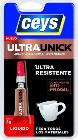 BLISTER ADHESIVO UNIVERSAL ULTRAUNICK 3G.