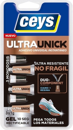 BLISTER ADHESIVO UNIVERSAL ULTRAUNICK XEL MONODOSIS 3X1G