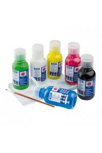 ESTOJO 6 BOTES TEMPERA MILAN 125ML CORES SORTIDOS