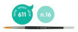 PACK/3 PINCEL SINTETICO REDONDO Nº 16 SERIA 611 CABO CURTO