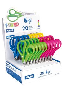 EXP 20 CISEAUX ESCOLARES LES GAUCHERS 14,5CM MILAN