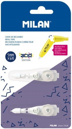 BLISTER 2 RECAMBIO CINTA CORRECTORA ACID EDITION 5MMX6M