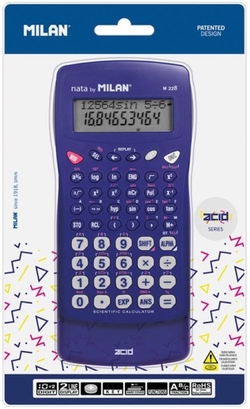 CALCULADORA CIENTIFICA M228 SERIE ACID COR AZUL