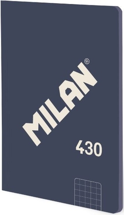 LIBRETA ENCOLADA A6 48H 95G CUAD.5X5 COLOR BLAU