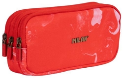 PORTATODO TRIPLE SERIE LAVA VERMELLO 22X11X6,5CM