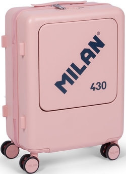 RIGID CABIN SUITCASE 55 CM, MILAN 430 SINCE 1918, PINK