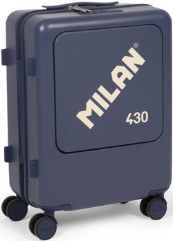 MALETA CABINA RIGIDA 55 CM, MILAN 430 SINCE 1918, BLEU