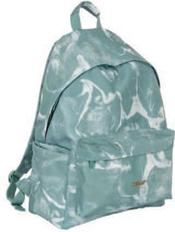 MOCHILA ESCOLAR CLASICA 2 FECHOS 22L SERIE LAVA VERDE