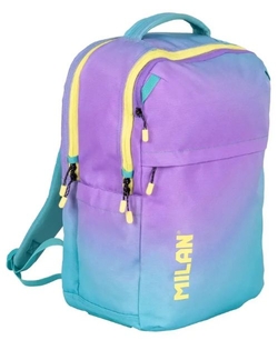 MOTXILA 5 CREMALLERES (25L) COLECCIO SUNSET TURQUESA