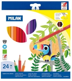 CASE OF 24 HEXAGON COLORED PENCILS 211 MILAN
